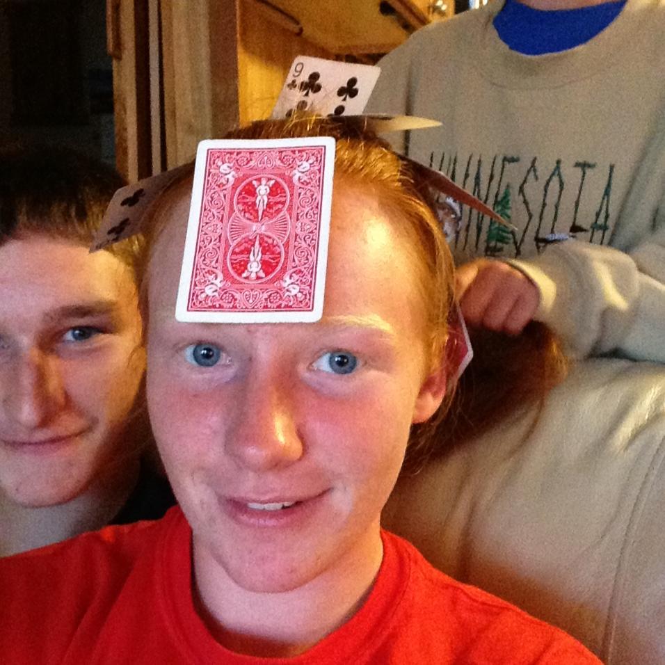 This was the first picture taken of us, almost 10 years ago, while Ethan was putting cards in my hair.