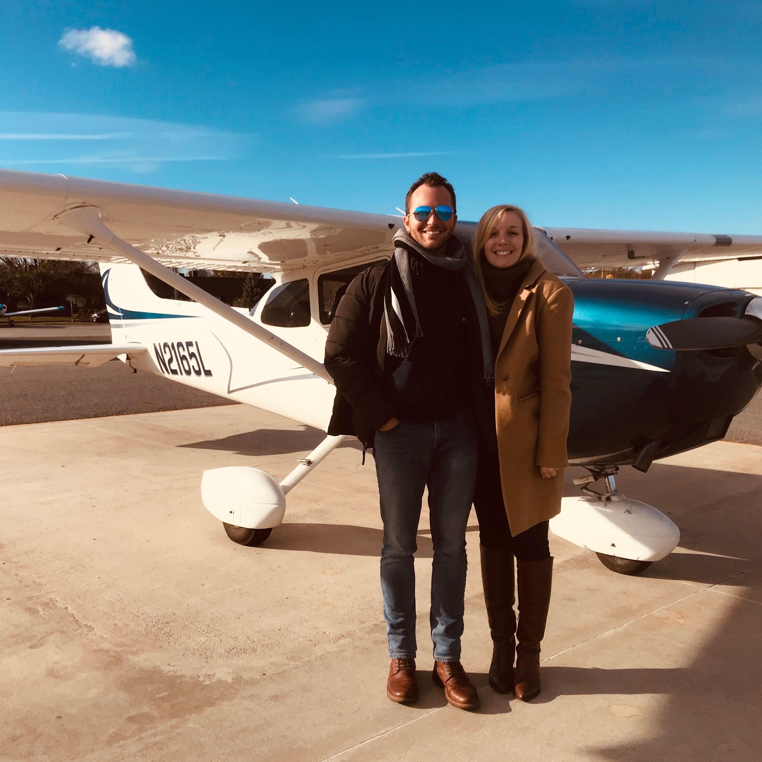 Flight lesson in Ronkonkoma (thanks Suzanne!)
