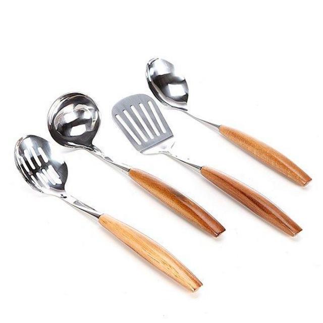 Southern LivingAcacia Handle Kitchen Tools, Set of 4