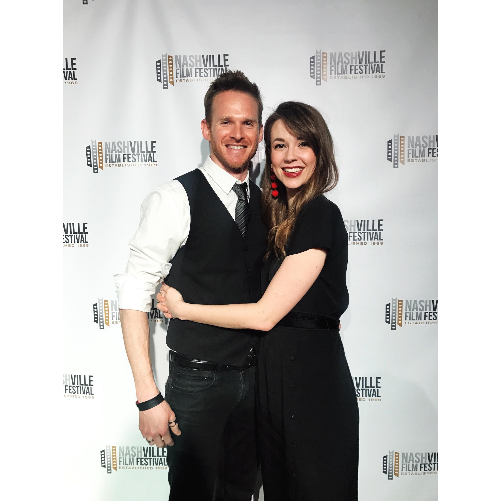 Nashville Film Festival. Our first real "outing" together.