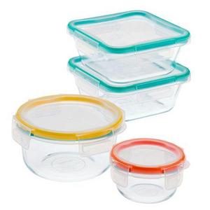 Snapware® Total Solution™ Pyrex® Glass Food Storage 8-pc Set