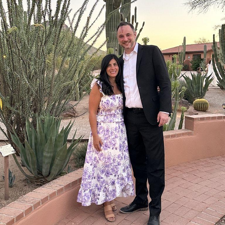 Mike knew it was serious when he was invited to Ryan (Nicole's brother)'s wedding in Arizona.