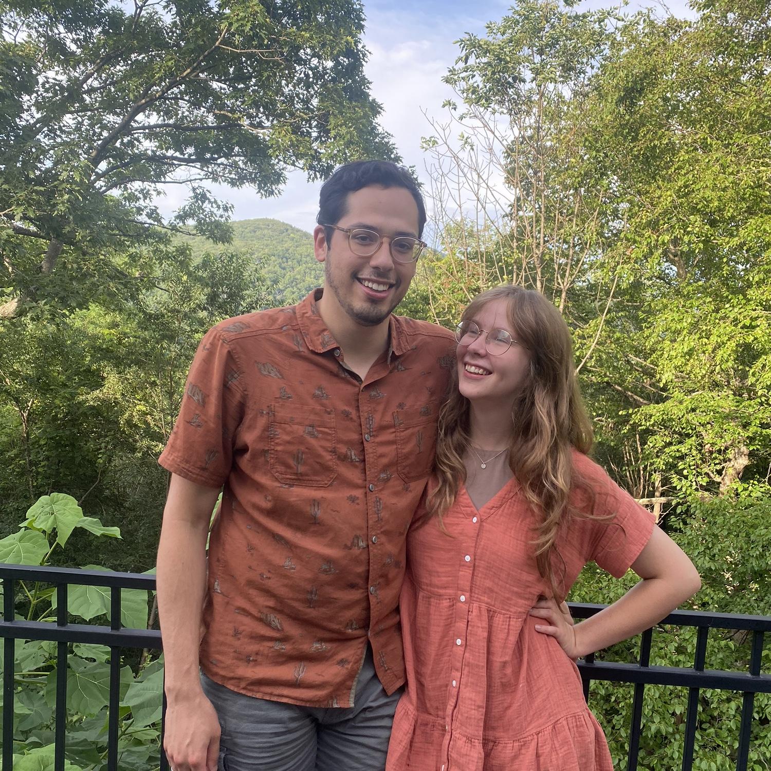 Enjoying their time together in Charlottesville