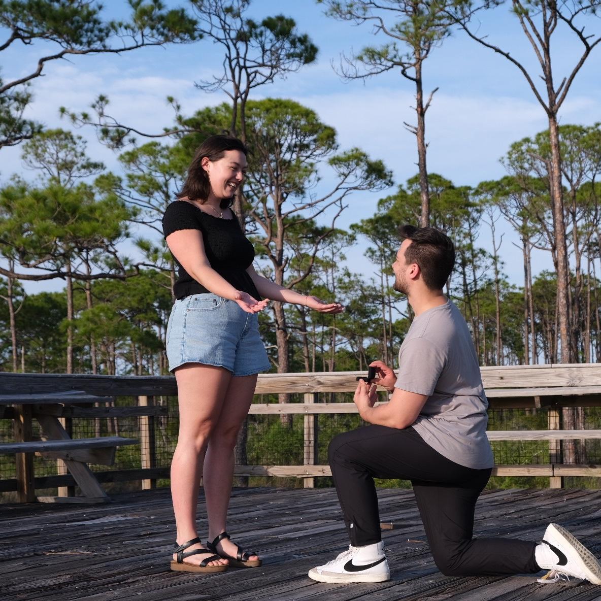 Patrick Proposes in the St George State Park!! 5/24/25