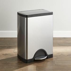 simplehuman ® 30-Liter/8-Gallon Stainless Steel Rectangular Step Can