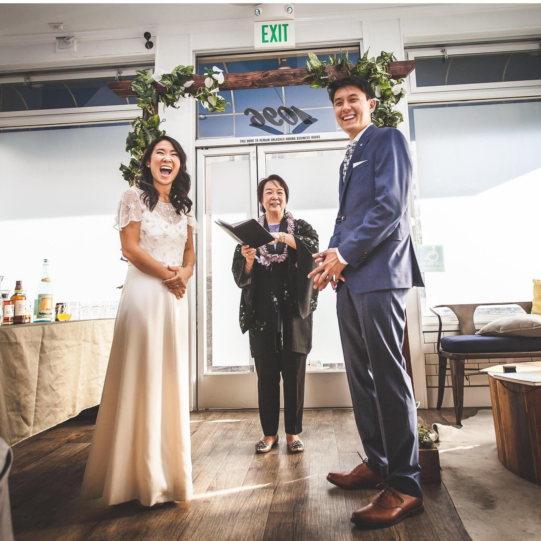October 21, 2017 Wedding Ceremony in SF