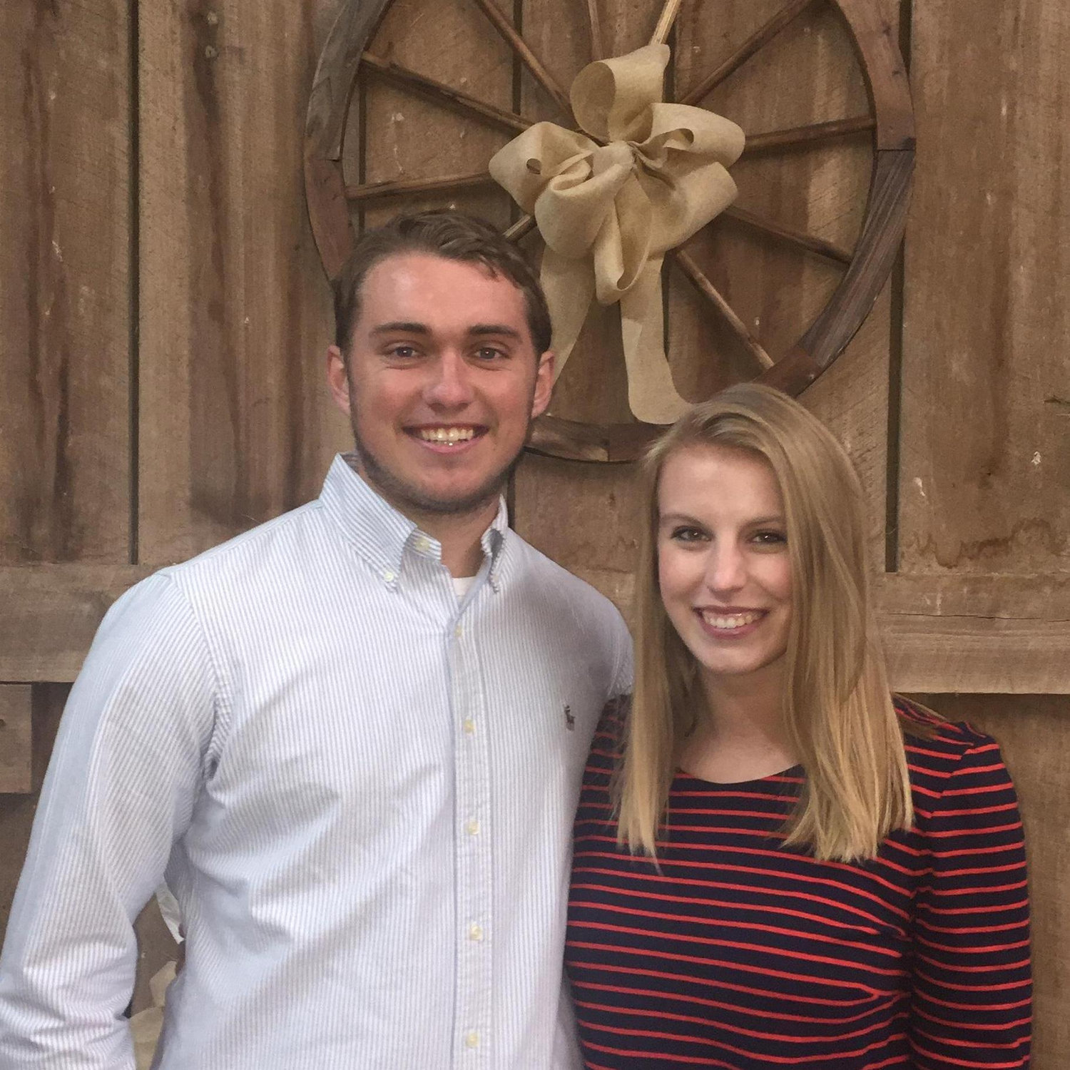 Celebrating Kyle's cousin getting married! Can we ever forget I cut all of my hair off...