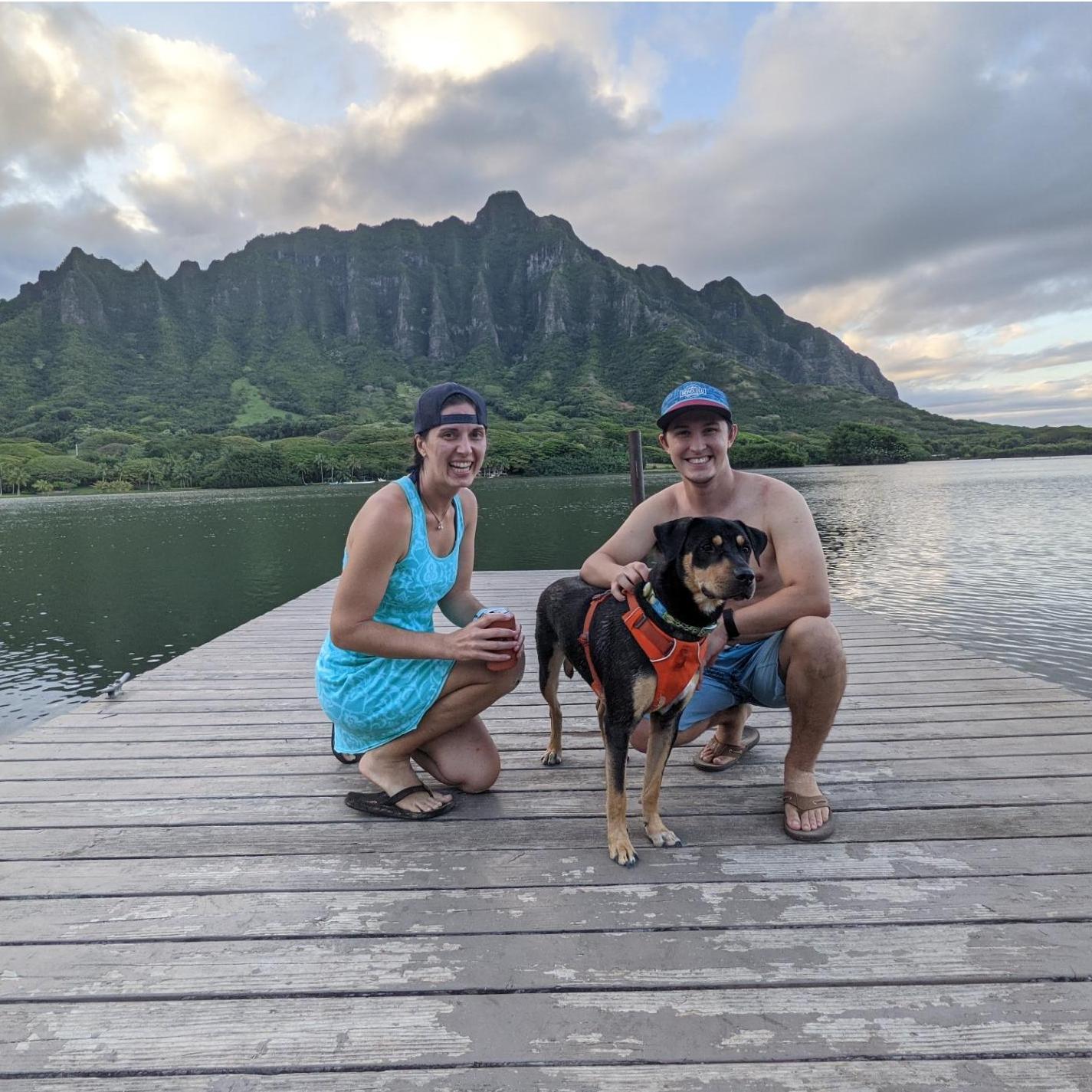 Sunset views at the north edge of Kāneʻohe Bay.