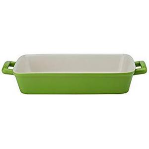 Mrs. Anderson’s Baking Oblong Rectangular Baking Dish Roasting Lasagna Pan, Ceramic, Sage, 13-Inches x 9-Inches x 2.5-Inches