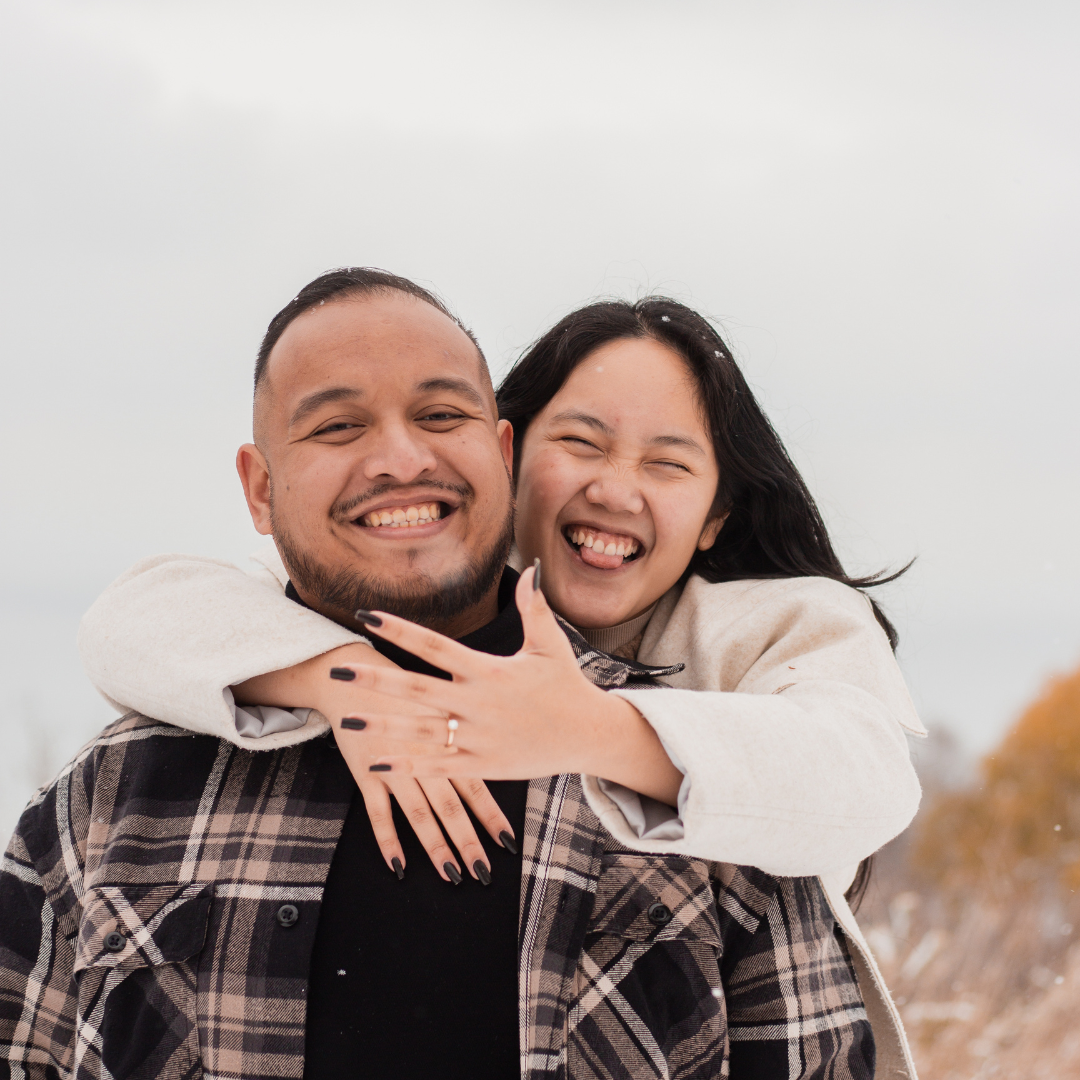 Fun fact: Gabe hated the idea that I was holding him from behind, but this is actually one of his favourites.