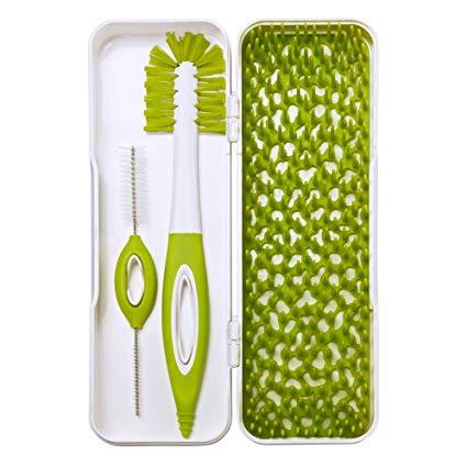 Boon Travel Drying Rack, Green & White