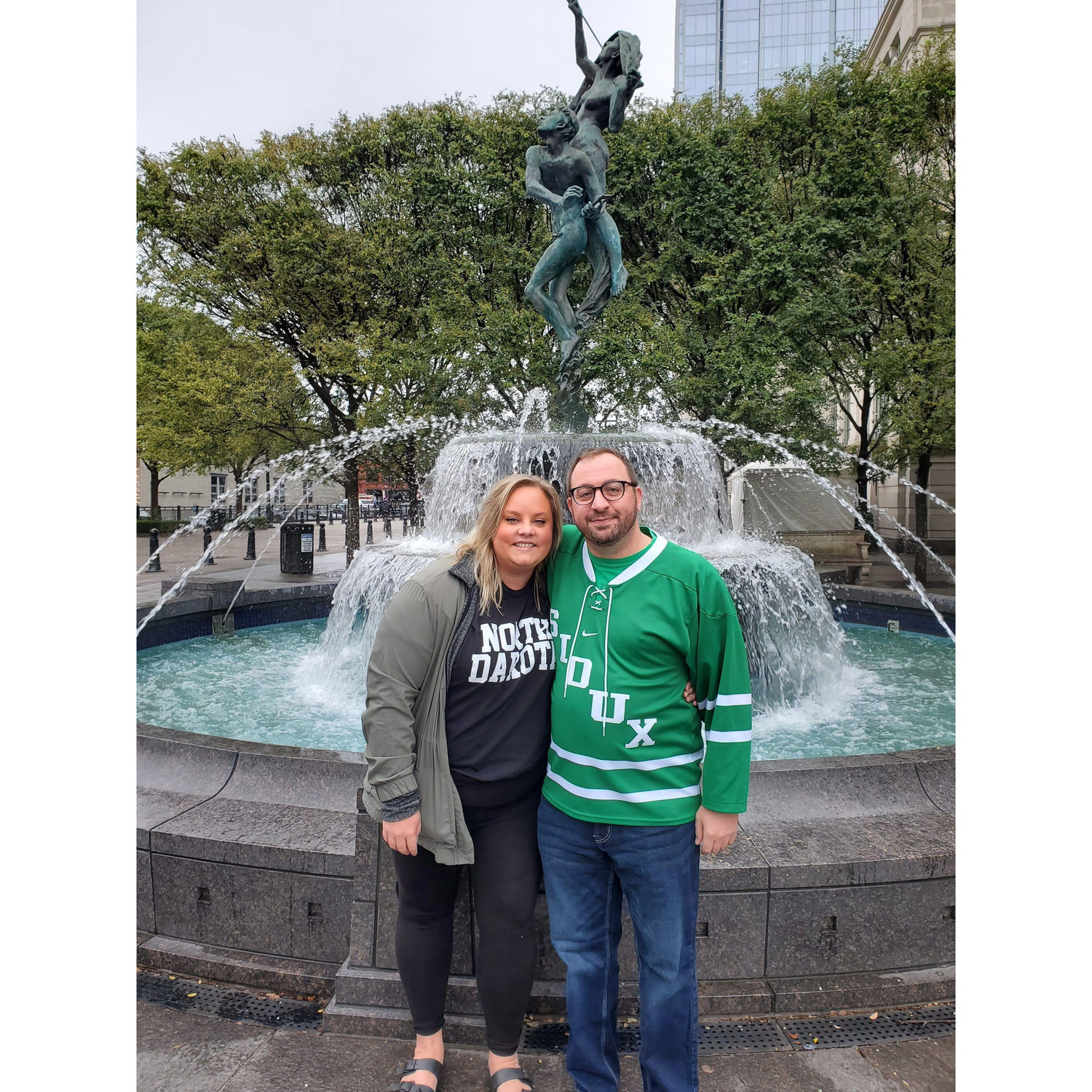 We traveled all the way to Nashville to watch UND hockey - Oct. 2021