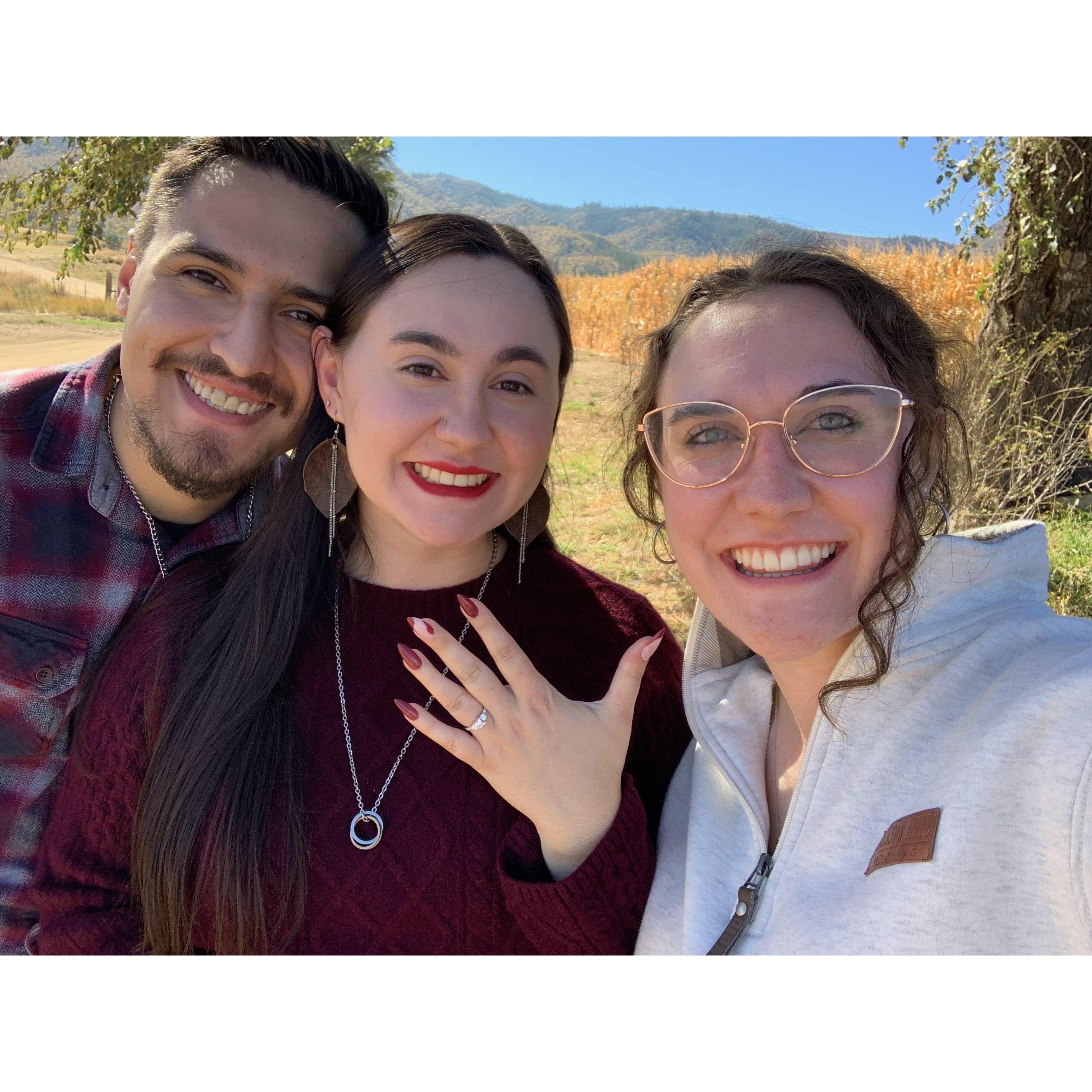 The day Ian proposed! Ft. Sibling