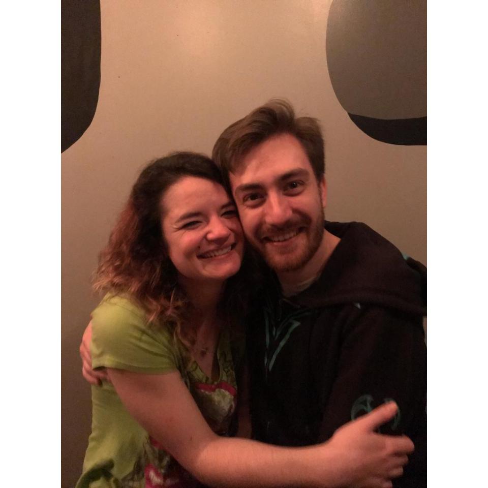 We had only been dating a little under a month in this photo