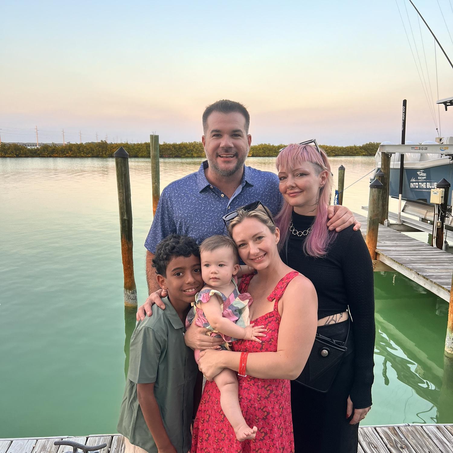 We love making memories with Aunt Christina.