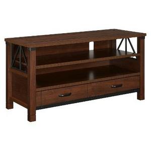 Chapman TV Stand for TVs up to 50" Wide - Dark Cherry - Room & Joy