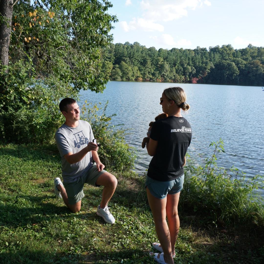 August 2025 - Riley proposing!
