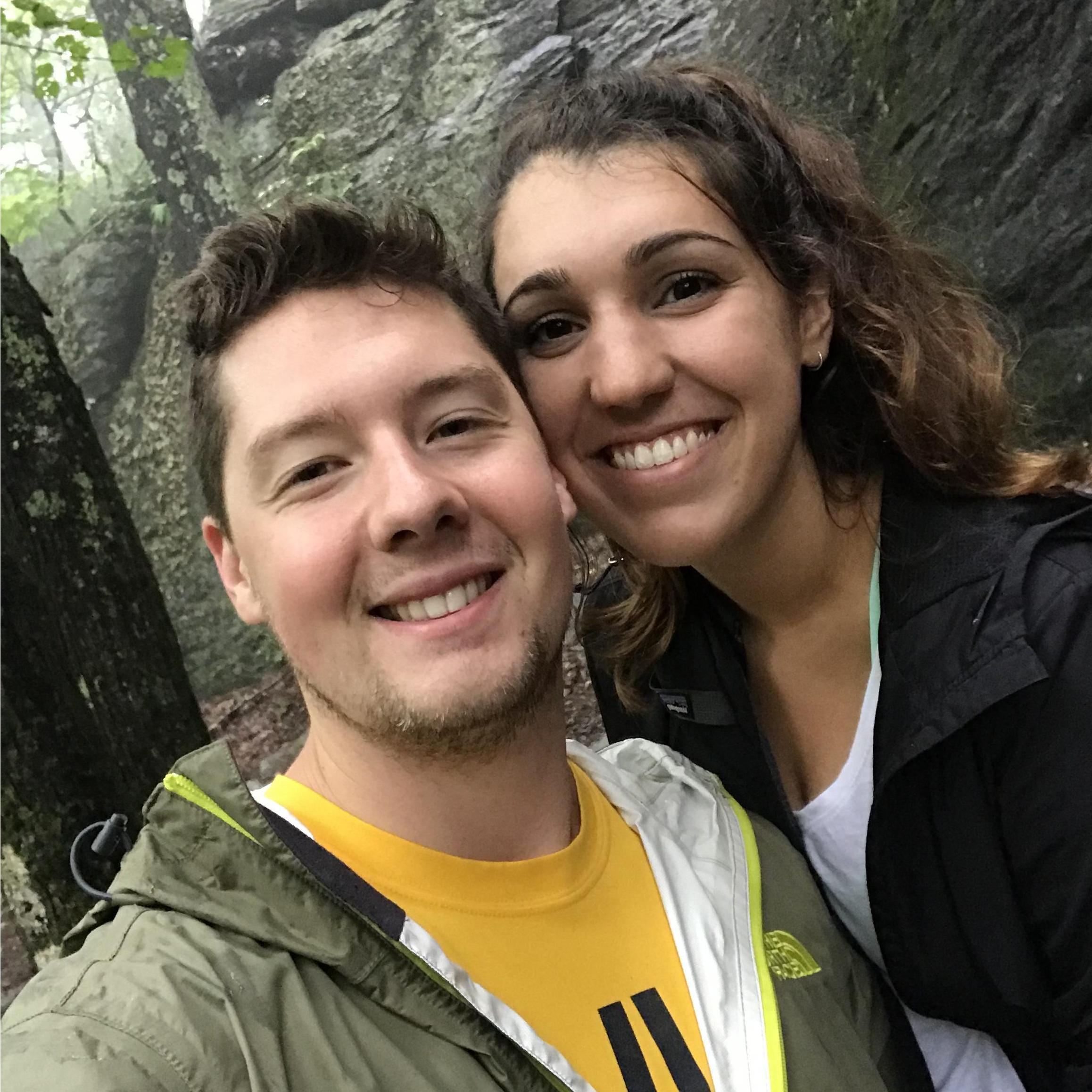 hiking in Leominster State Forest, MA