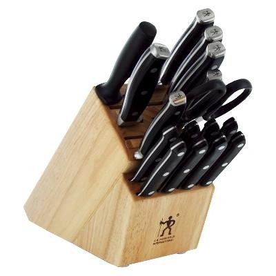 J.A. Henckels International Premio 17 Piece Knife Block Set