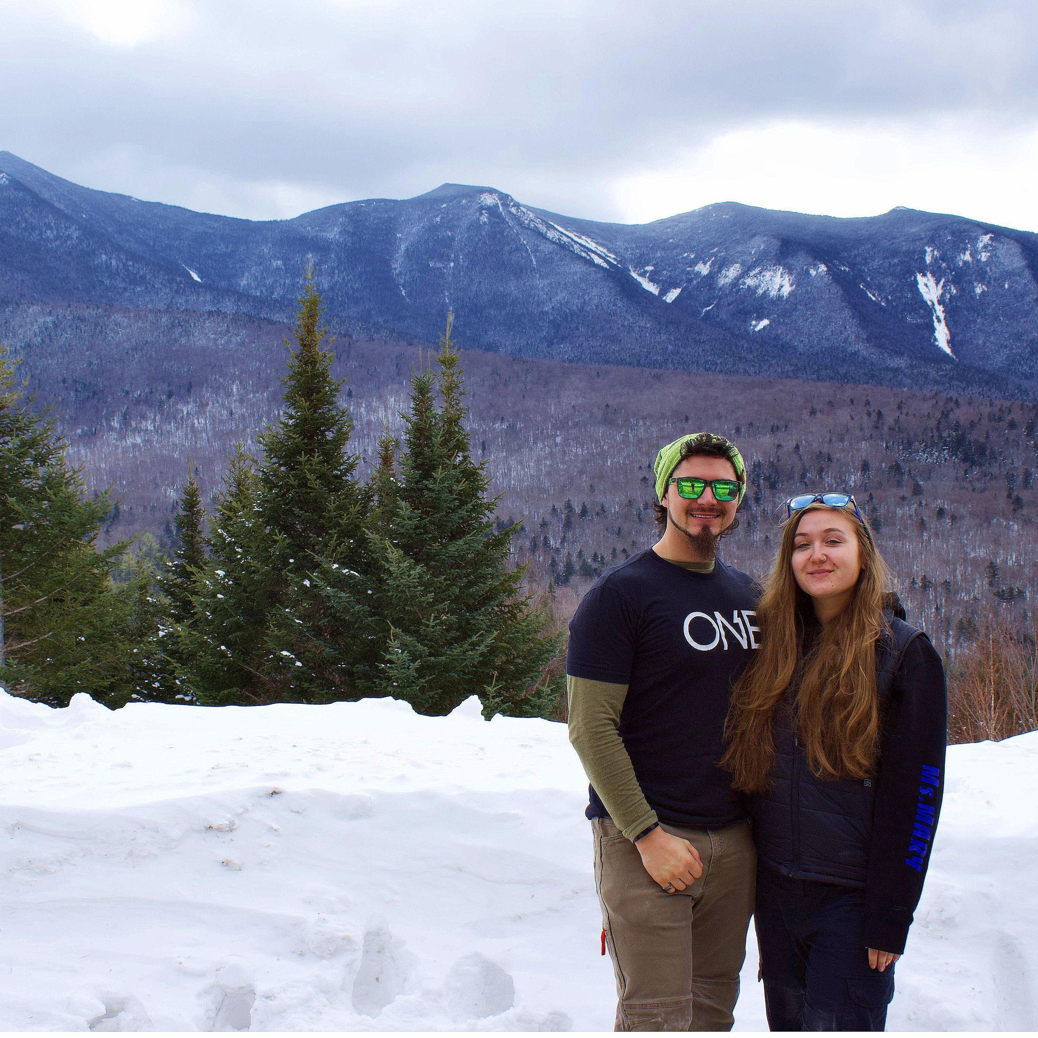 Conquering New Hampshire's White Mountains and logistically finding a way to travel to each other every weekend in graduate school