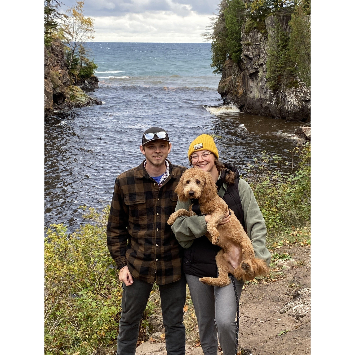 Frankie's first time up north! He loved it!