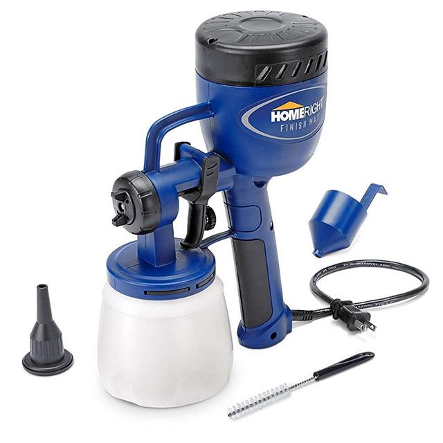 HomeRight C800766, C900076 Finish Max HVLP Paint Sprayer, Power Painter, Paint Spray Painting Tool, Spray Gun, Paint Spray Gun, Stain Sprayer, Finish Sprayer