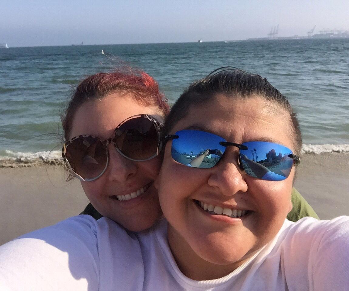 A quick stop at the beach.