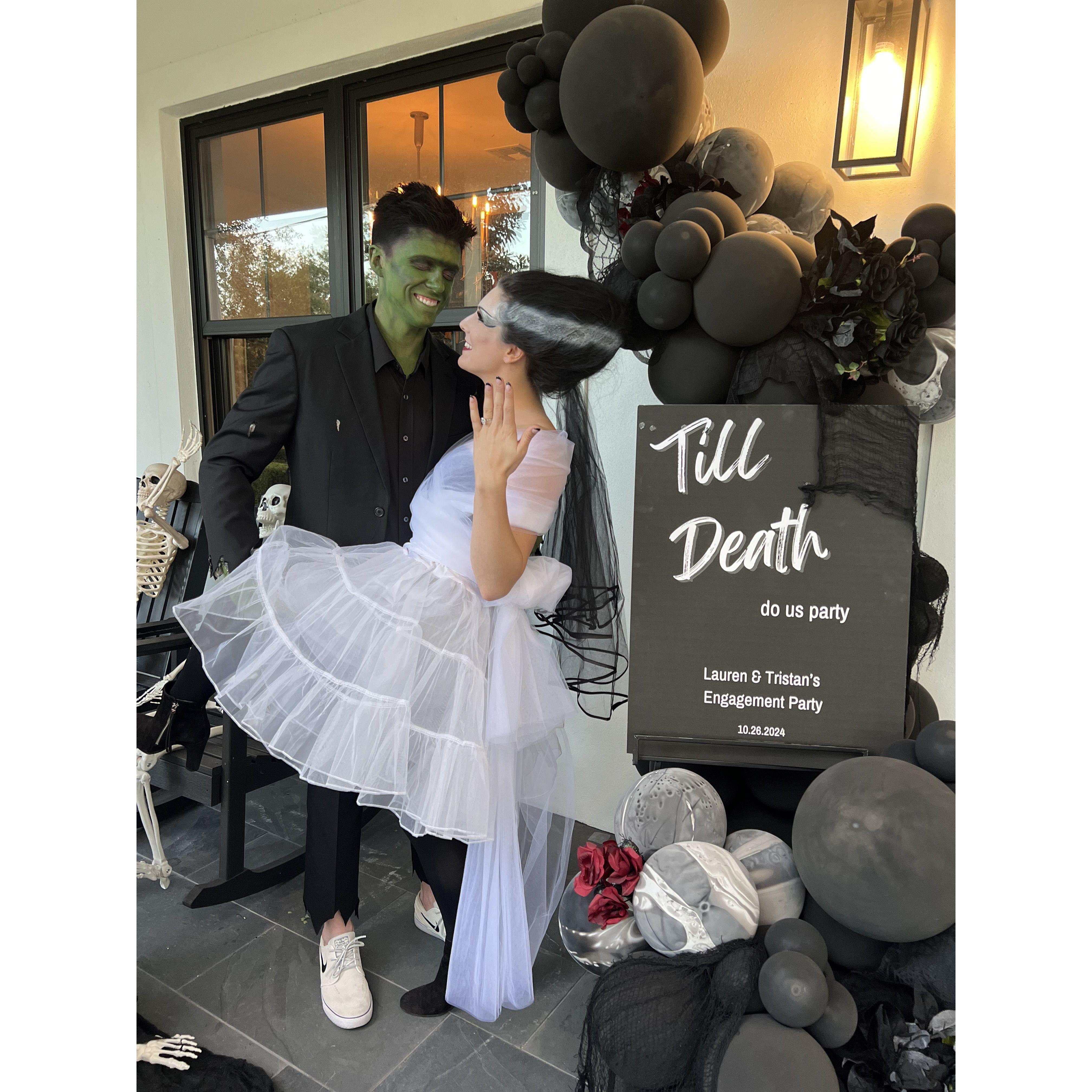 Engagement Halloween Party!