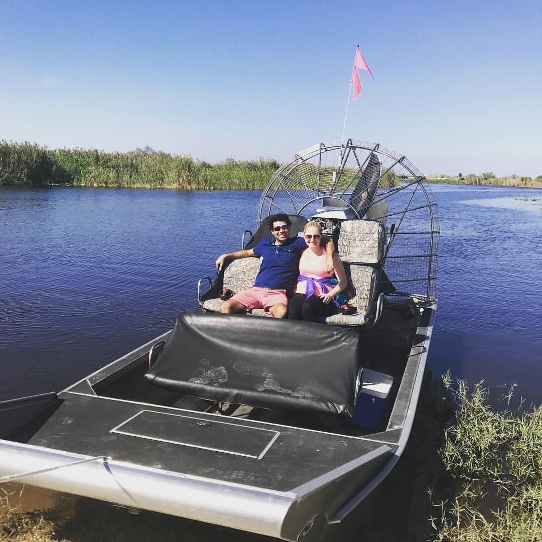 Alligator tour in the Everglades!