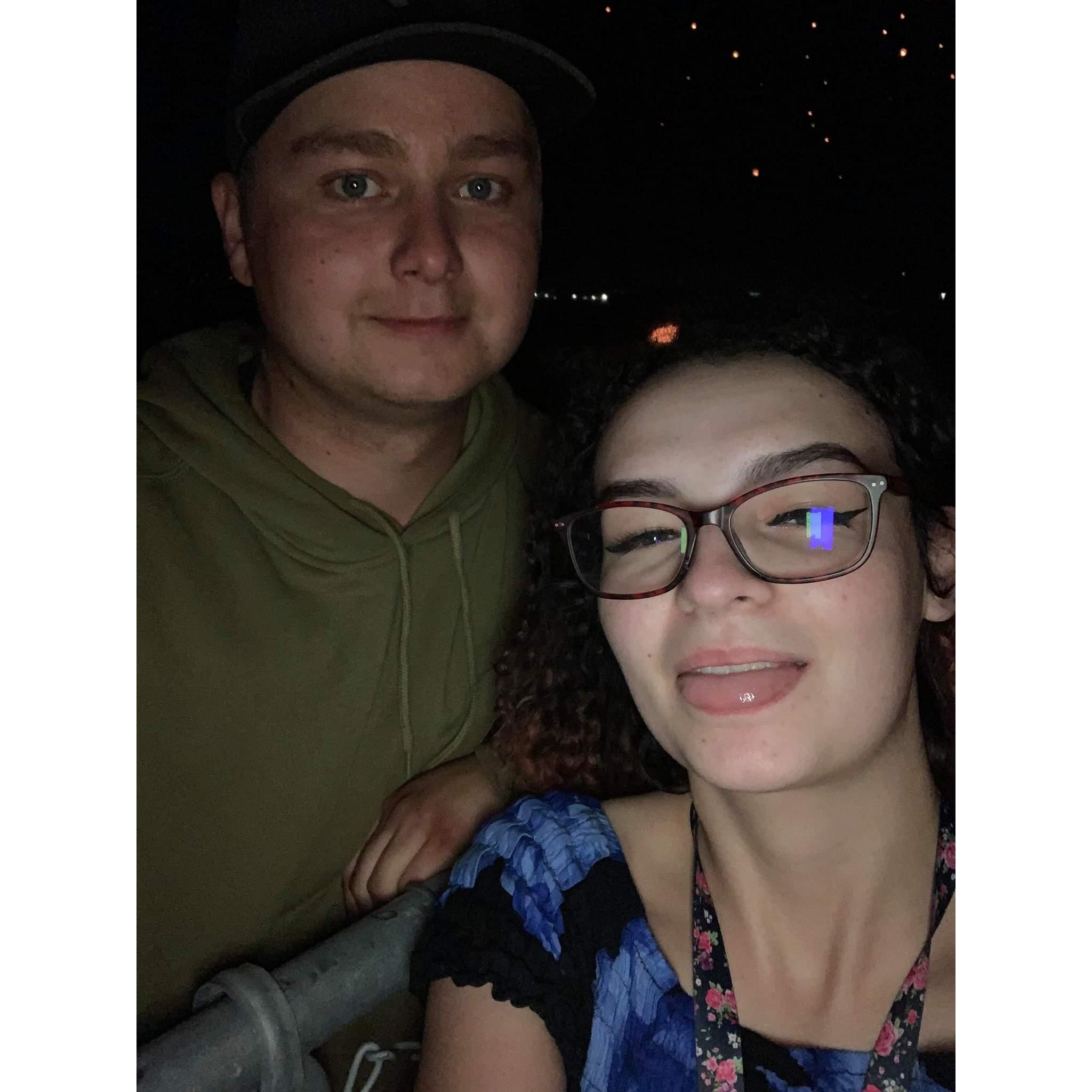 Us at the lantern festival