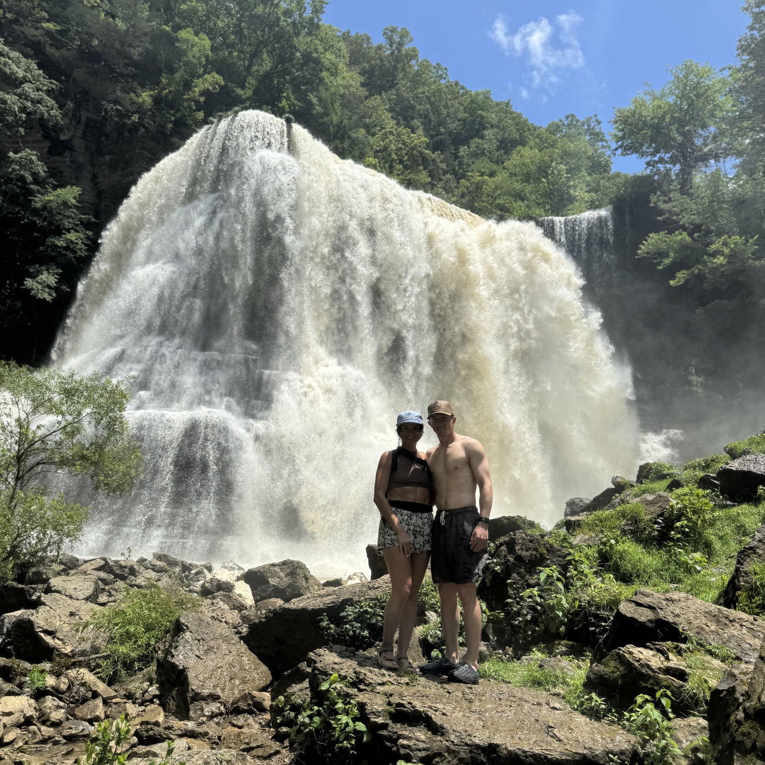 Paddleboard to Burgess Falls in TN!