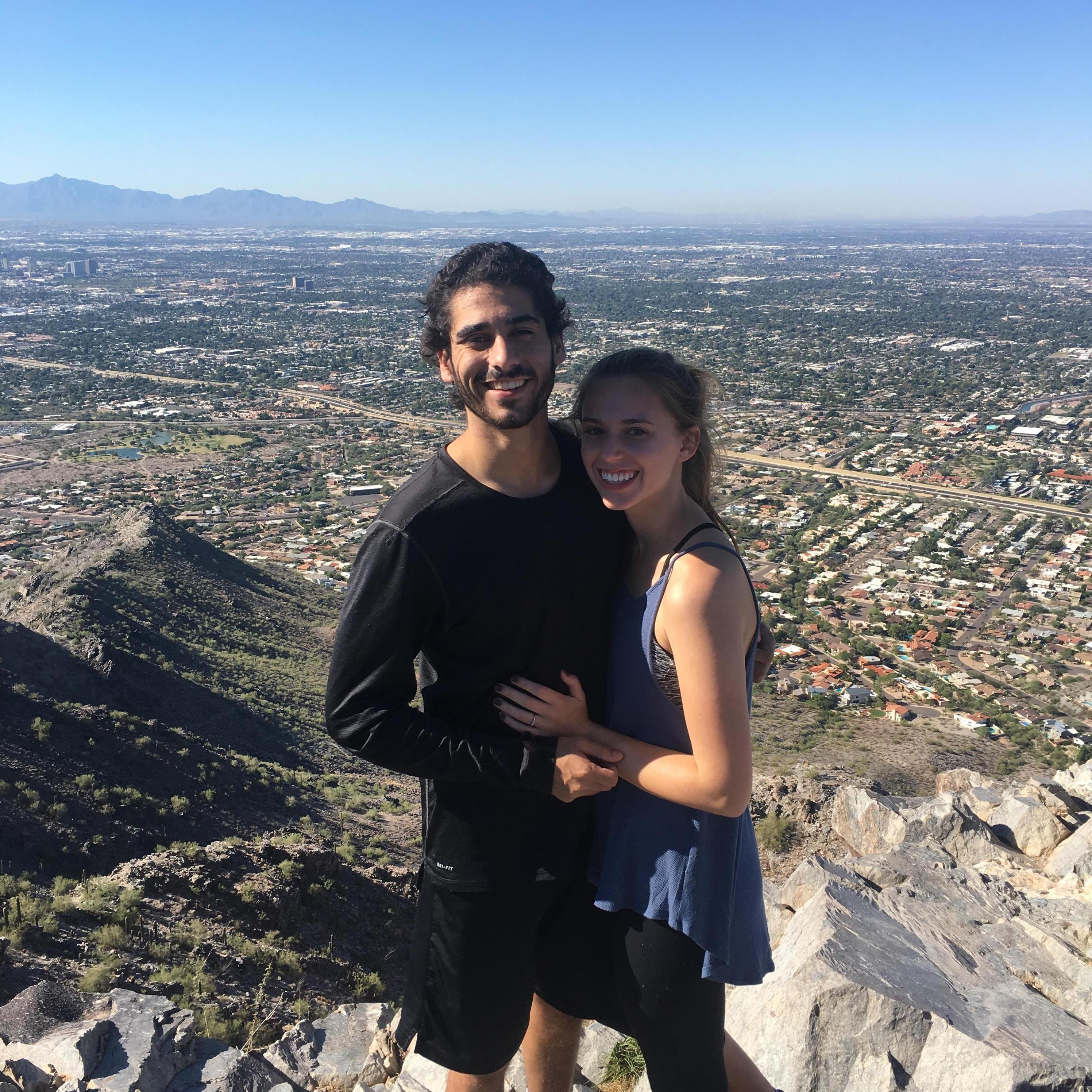 After two and a half months of testing out long distance, this was Katie's first trip Phoenix.