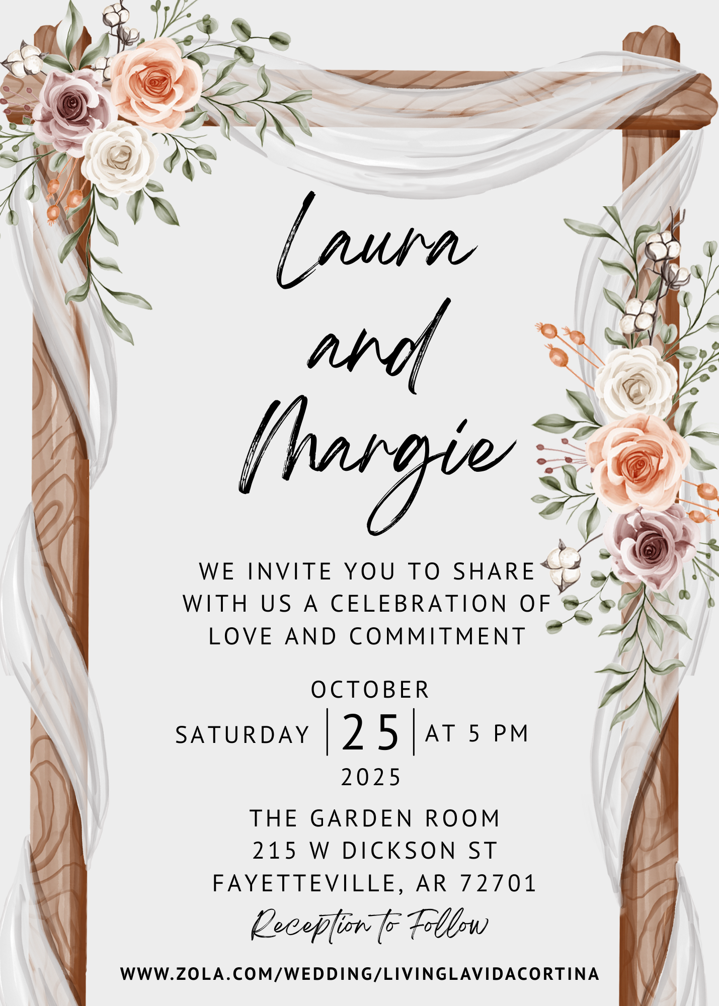The Wedding Website of Margie Cortina and Laura Newell