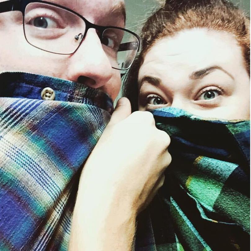 Wear each other's flannel Friday, early 2017.