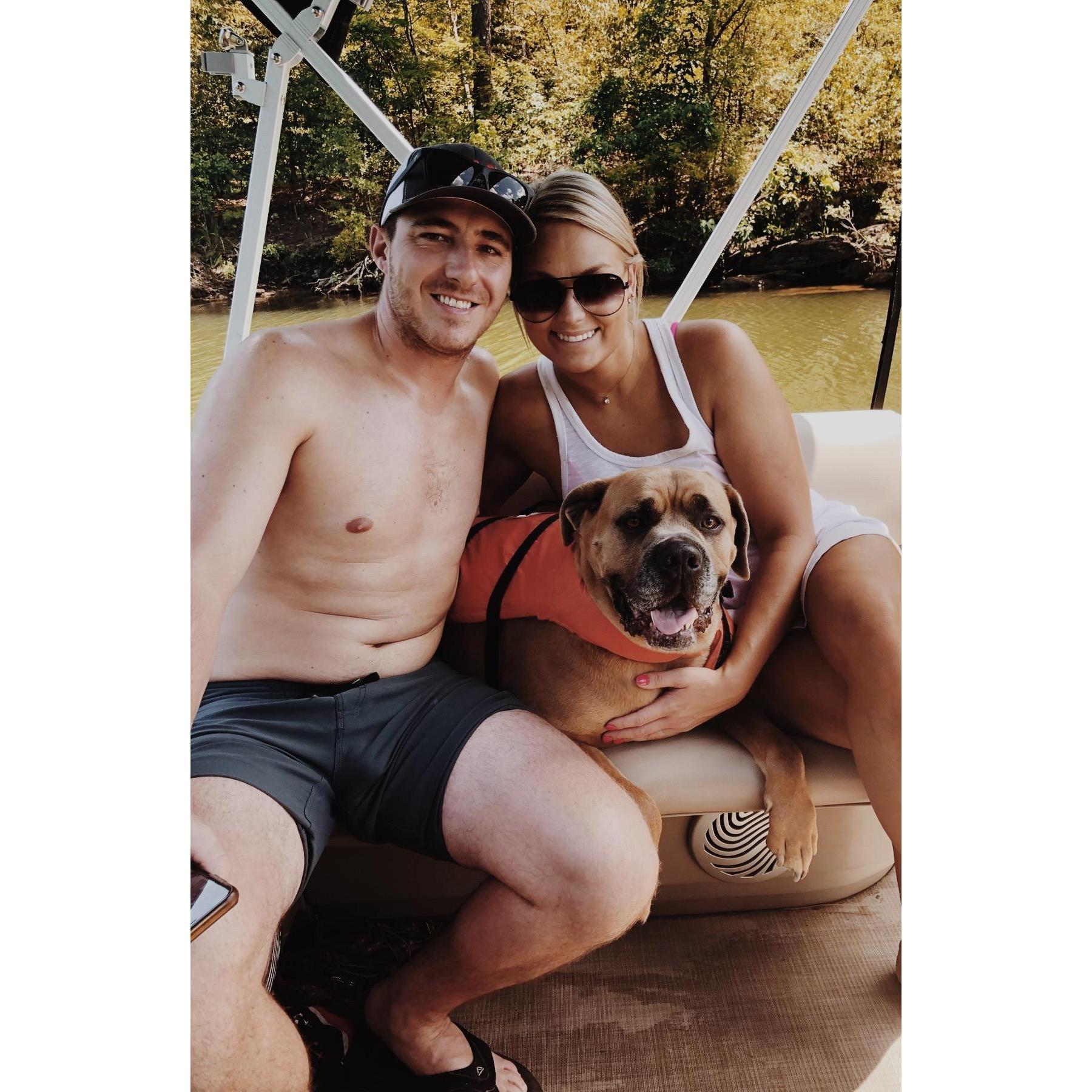 Pontoon adventures on Clarks Hill Lake - Georgia - 2020