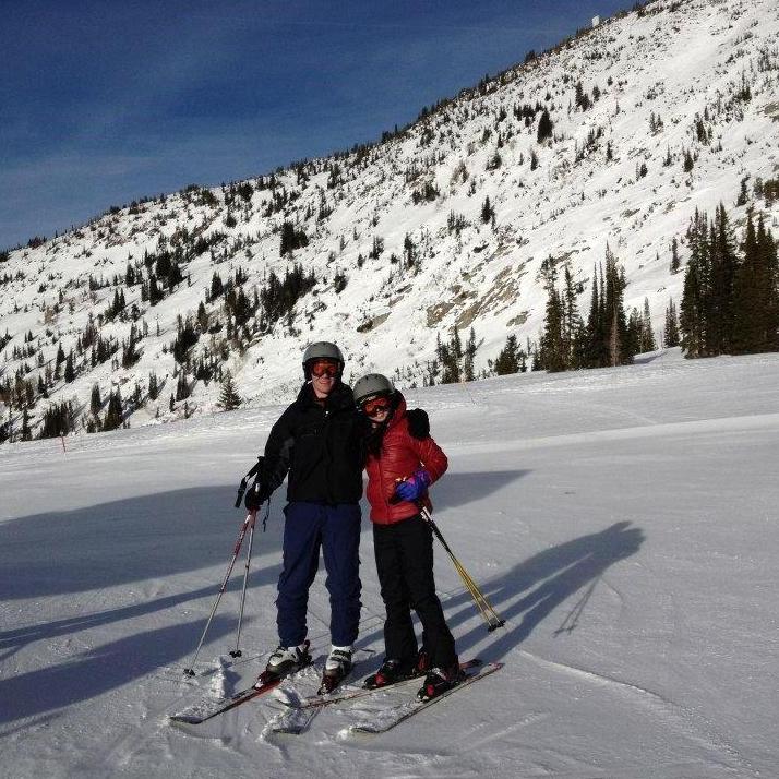 This is us pretty much every weekend of the winter, we promise