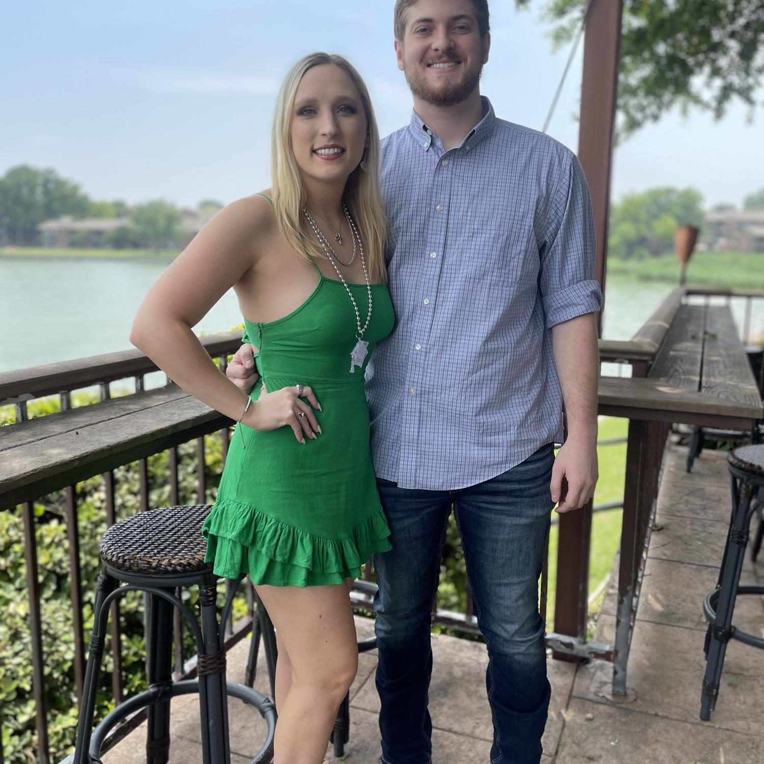 Jessica’s masters degree graduation party.