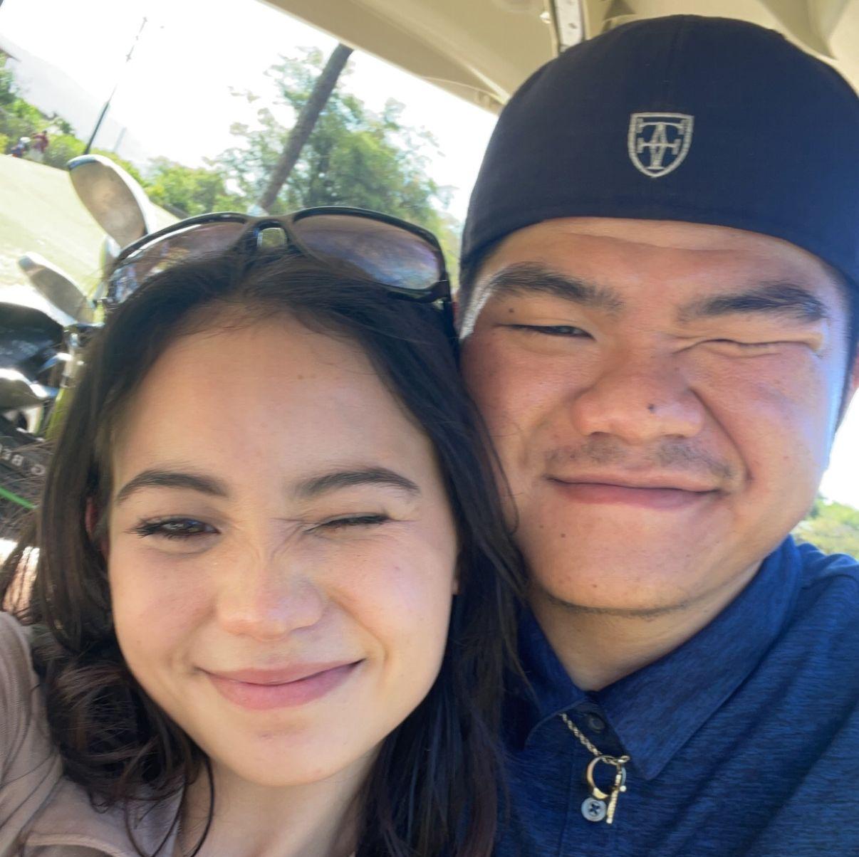 We used to golf a lot, when we first started dating!