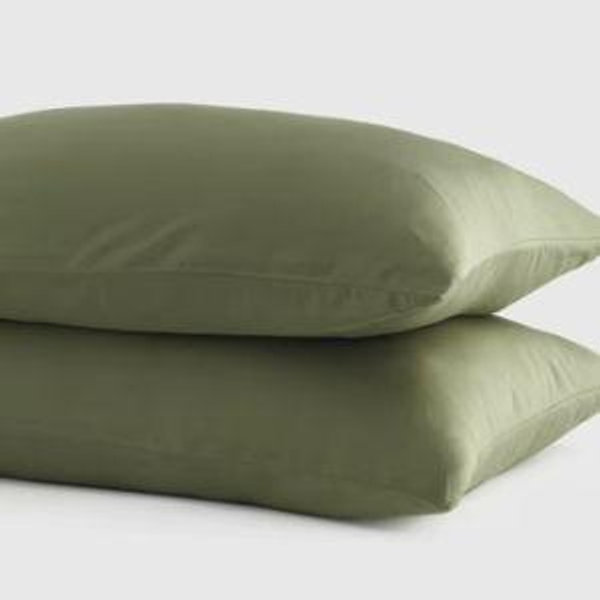 Bamboo Pillowcase Set - Olive, Standard