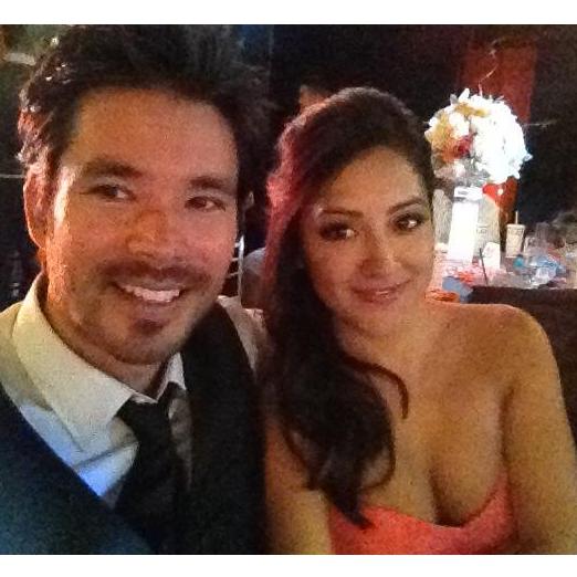 Enjoying a friend's wedding - 2014