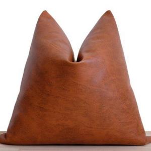 Faux Leather Pillow Cover | Naima