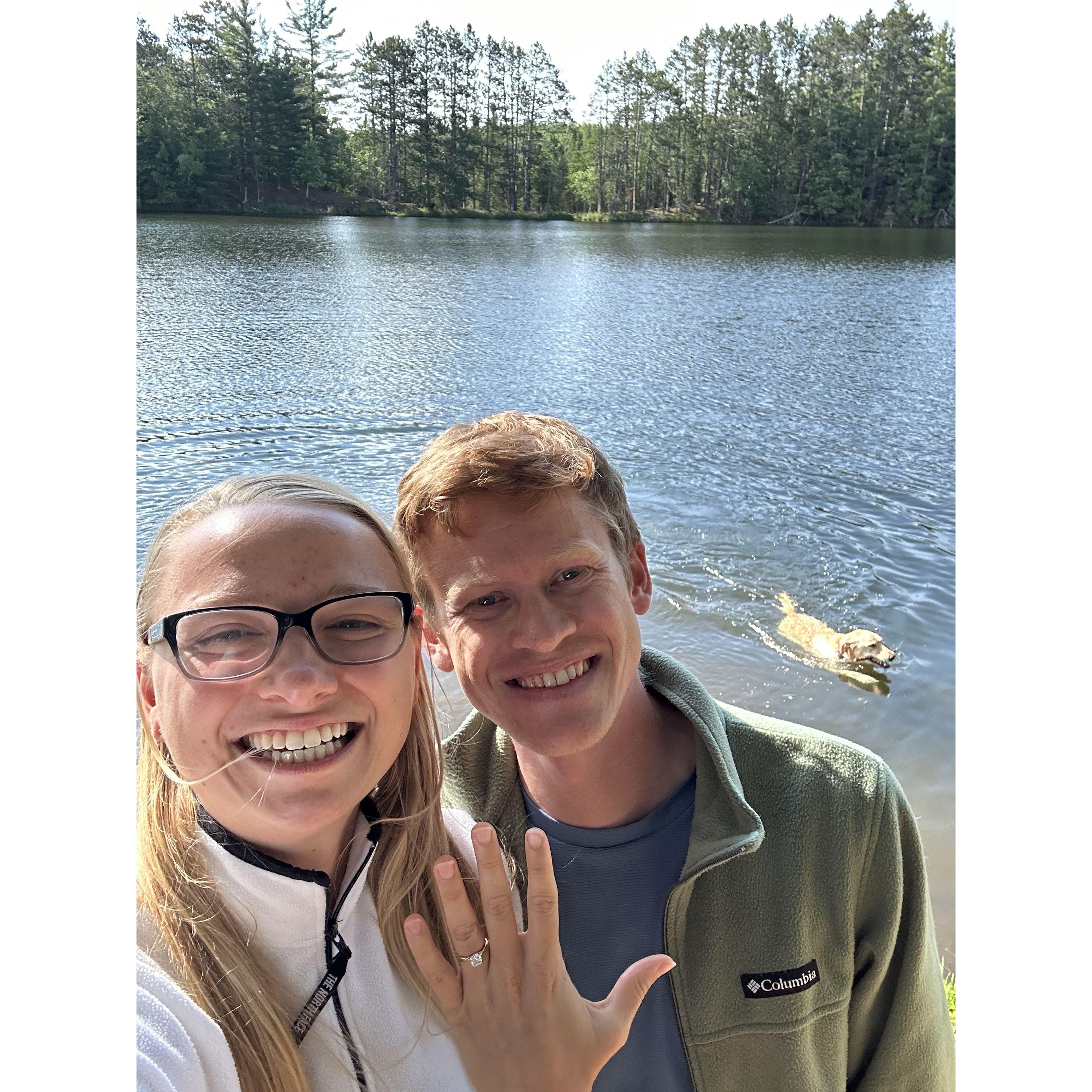 Right after we got engaged <3