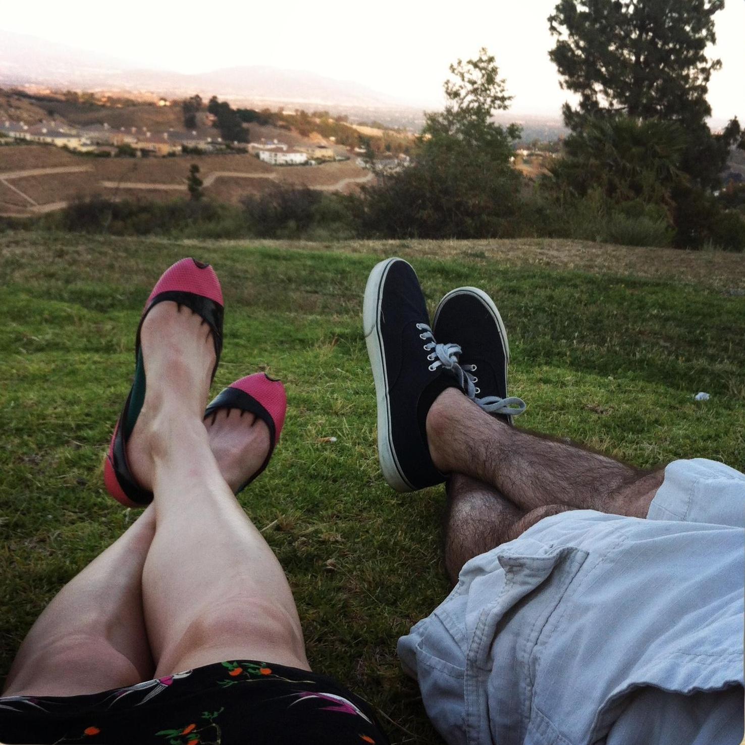 From our first date at "E.T." Park.