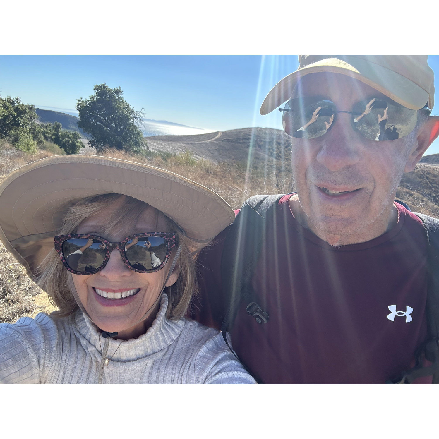 El Capitan State Park, hiking and staying in a cabin--so romantic. Near Santa Barbara