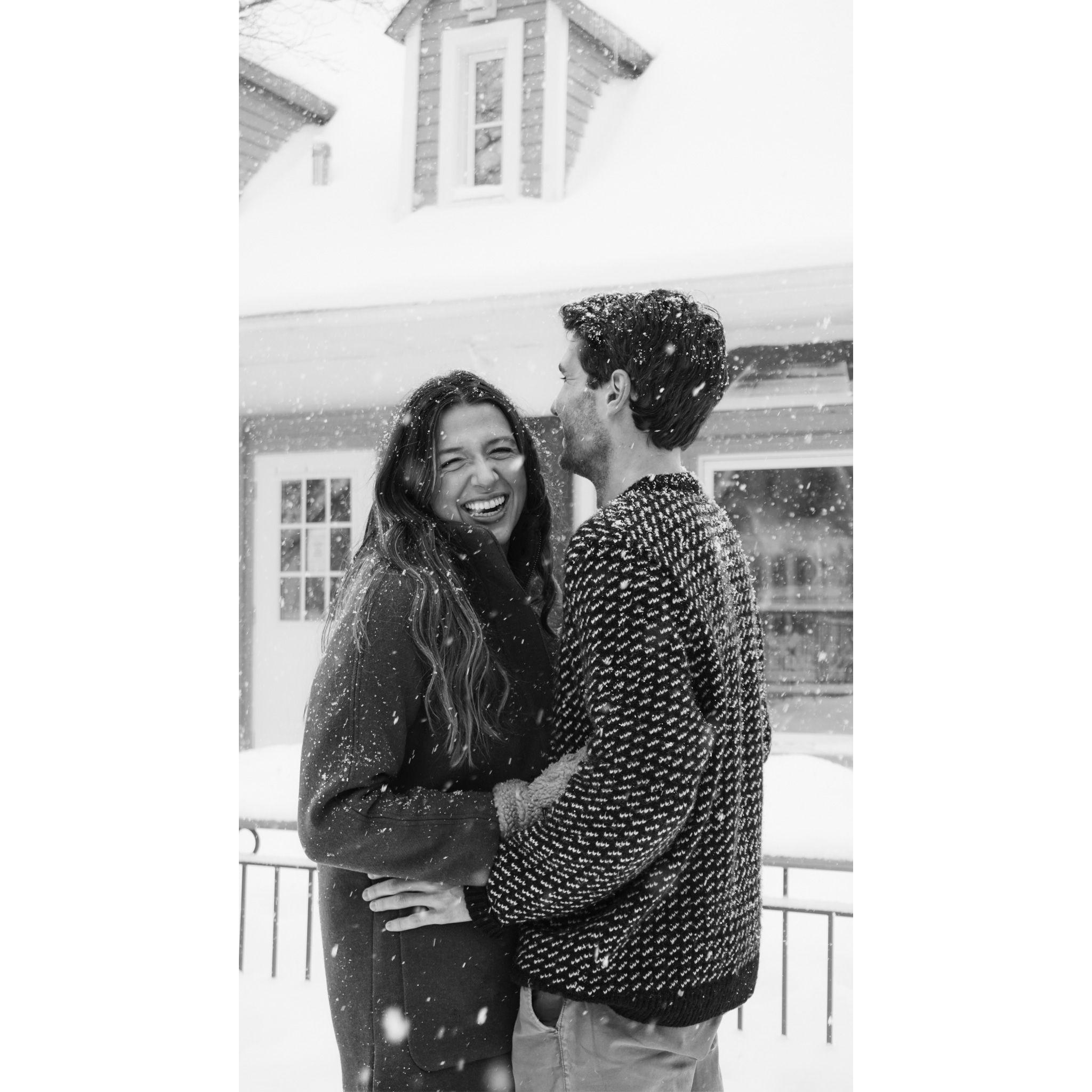 Engagement shoot in Mont Tremblant, QC
