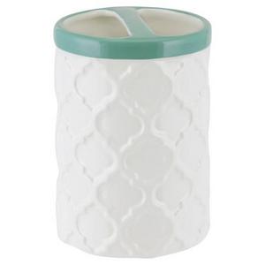 Watery Floral Toothbrush Holder Aqua - Allure®