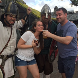 Pillaging the "Around the World Challenge" with the local Norsemen at Epcot.