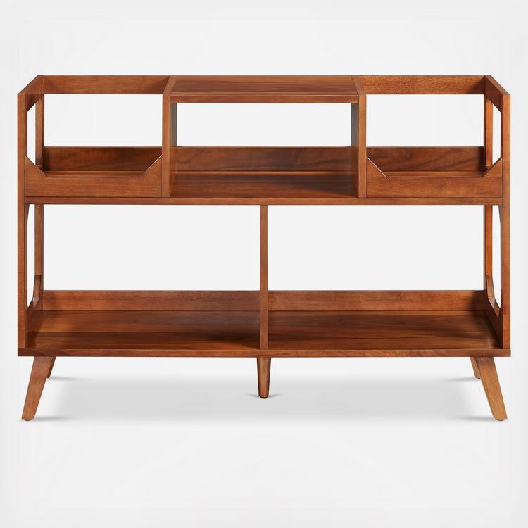 ★オリエンタルカレー★木製★ちゃぶ台★ポテ箱★作業台★小物入れ★玩具箱★ Crosley Furniture, Asheville Large Record Storage Console | Zola