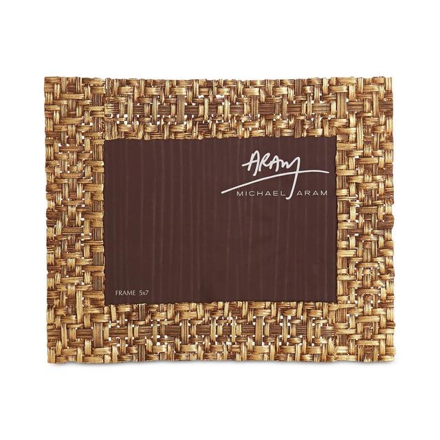 Michael Aram Antique Gold-Tone 5" x 7" Palm Frame