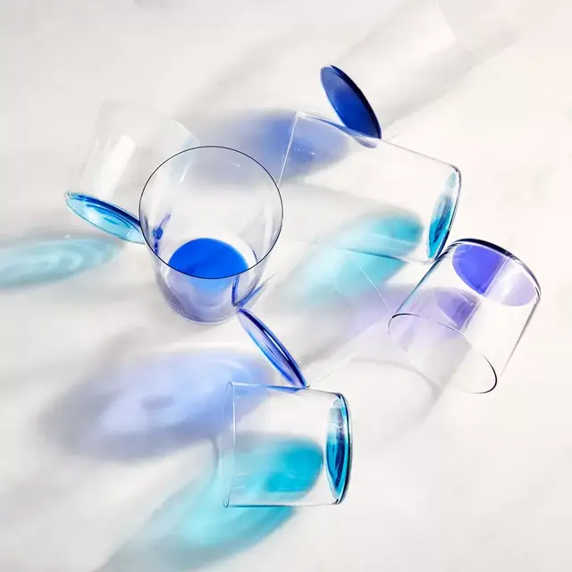 Colorblock Glasses (Set of 4)
